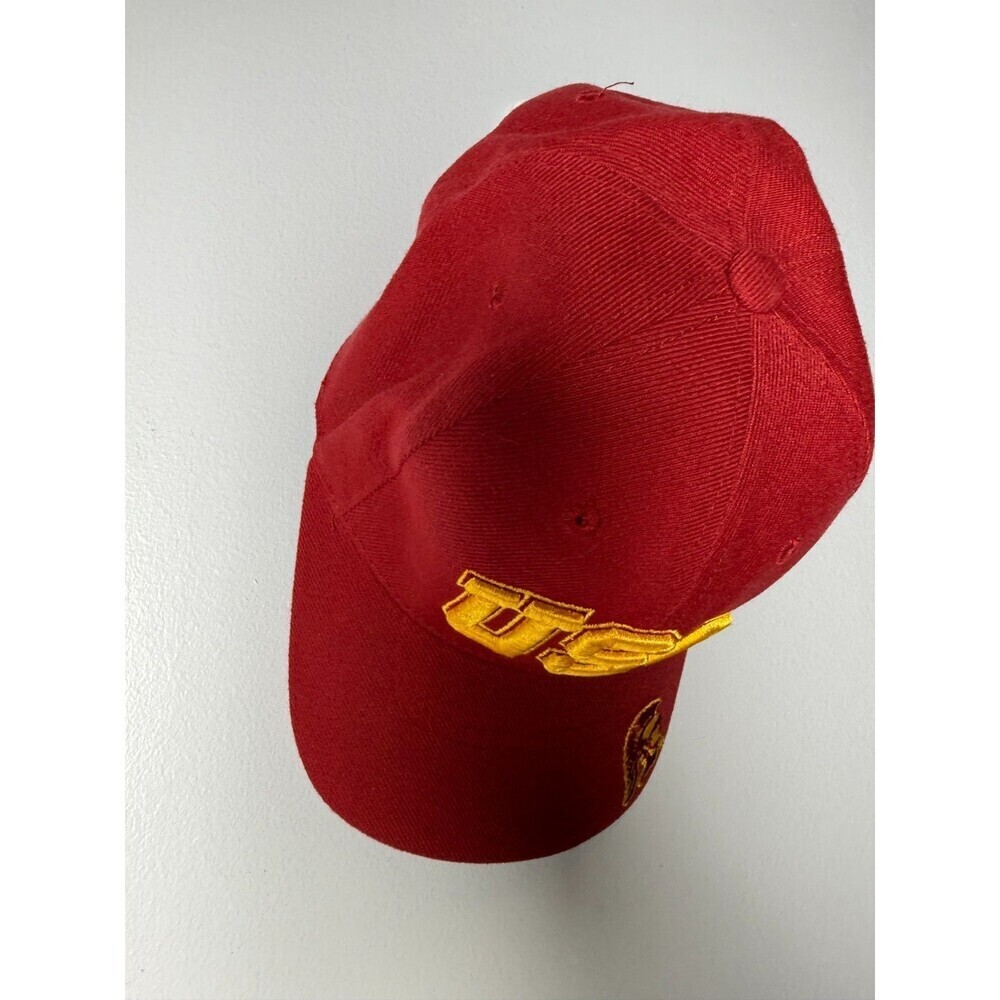 USC Trojans Red Gold Embroidered Fitted Officially Licensed Hat Size 7 Inches - Picture 7 of 10